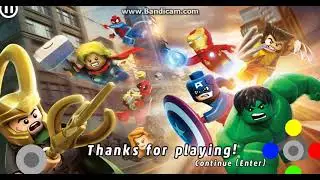 Lego Marvel SuperHeroes thanks For Playing Demo (PC, Microsoft Windows Verison)