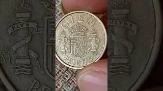 26000$  1983 JUAN CARLOS  CIEN PESETAS REY DE ESPANA super rare coins , big values.