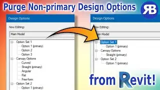 Revit Snippet: Instantly Purge Design Options and Their Elements