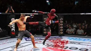 ДЭДПУЛ и его САМЫЕ НЕВЕРОЯТНЫЕ МОМЕНТЫ в UFC 3/DEADPOOL ЛУЧШИЕ НОКАУТЫ