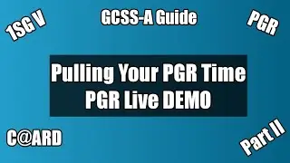 Pulling PGR Time Part II ( C@ARD Live Demo)