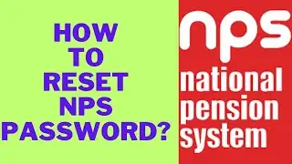 how to reset nps password ? NPS login password kaise reset karen? NPS PASSWORD RESET 2024.