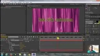 Animated Title Video. Motion Graphics Text Animation. After Effect Tutorial