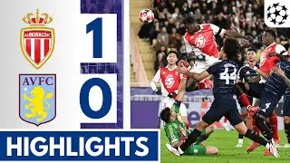 Monaco vs Aston Villa (1-0) Extended HIGHLIGHTS | Singo GOAL | Champions League 24/25!