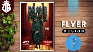 How to Design a Grand Finale Party Flyer in PixelLab - Flyer Design | PixelLab Tutorial