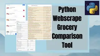 Python Webscrape Grocery Comparison Tool