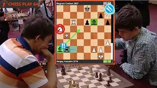 🎦 Carlsen’s INCREDIBLE KNIGHT TRAP! Sergey Karjakin vs Magnus Carlsen