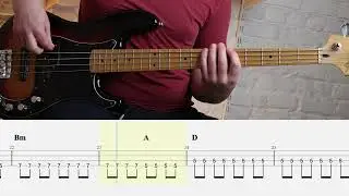 Djo - End of Beginning (Bass cover) (Play along TABS + pdf)