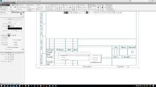 Настройка списка разработчиков в основной надписи в Компас 3D