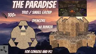 THE PARADISE•TRIO/SMALL GROUP BASE•OPEN CORE•MINI CHINA WALL•4x BUNKER•WIDE GAPS•BASEDESIGN 2023•