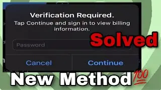 New Method || VERIFICATION REQUIRED. Can't download apps on IOS/IPHONE? || TechLane