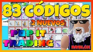 ✅2 Nuevos códigos✅83 CÓDIGOS activos de⭐POP IT TRADING⭐Xox Studios⭐ Roblox 2023 ⭐ EMiLiOR