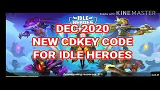 DEC 2020 - NEW CDKEY CODE FOR IDLE HEROES