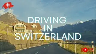 Driving on a Mountain Road in Switzerland🇨🇭