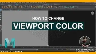 How To Change Viewport Color In Maya _ Autodesk Maya Tutorial