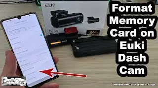 How to Format a Memory Card on Euki Dash Cam