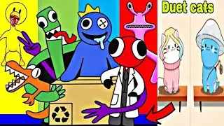 Duet Cats Gameplay Cute cat cartoon animation video cat song music 🥰😍