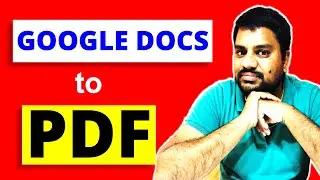 How to Save Google Docs as PDF