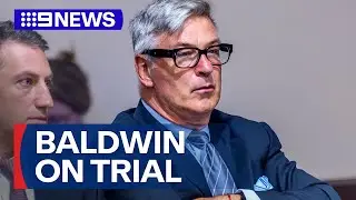 Jury seated for Alec Baldwin’s manslaughter trial | 9 News Australia