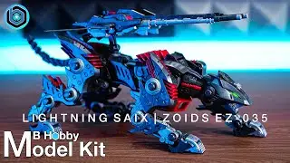 ZOIDS Lightning Saix HMM EZ-035 | Speed Build | Model Kit