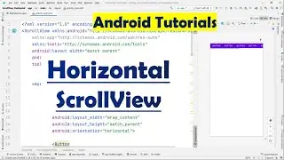 Create an application for demonstration of Horizontal Scroll view in android | Aparna Jagtap