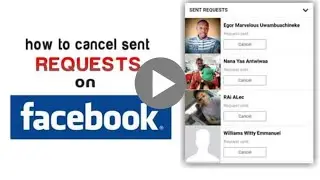 How To Cancel Sent Friend Requests On Facebook 2020
