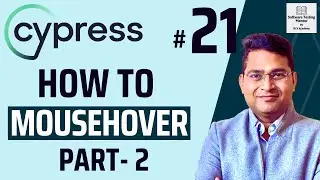 Cypress Tutorial #21 - How to Mouseover in Cypress - Part- 2