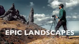 LANDSCAPE PHOTOGRAPHY, Climbing Mountains & RACING a Famous TRAIN! (4K)