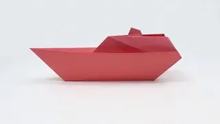 How to Make a Paper Yacht - Easy Origami Yacht Tutorial