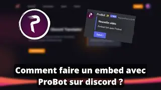 Comment faire un embed avec ProBot sur discord ?