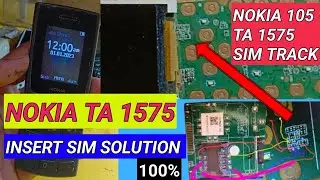 Nokia 105 (TA-1575) insert sim solution 2024 ||Nokia TA-1575 sim way / track jumper 100% Solution ||