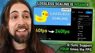 Lossless Scaling just got UPDATED!! X4 Mode Frame Generation, G-Sync & More!