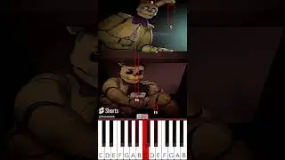 La La La FNAF Movie (@fash) Five Nights at Freddy’s Animation - Octave Piano Tutorial