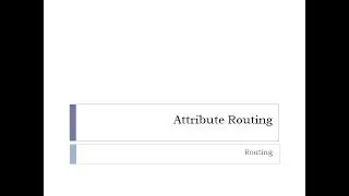 15 - Attribute Routing in asp.net mvc