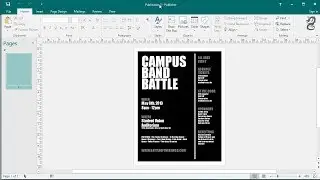 How to Create Flyer in Publisher