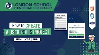 How to Create a User Polls Project with HTML, CSS, and PHP | #htmlcssjavascript #projects