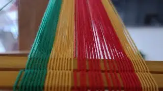 First Time Inkle Loom Weaving