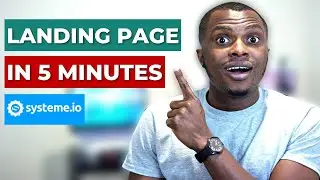 How to Build a Landing Page with System.io in 5 minutes | Systeme.io Tutorial