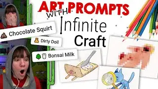 Drawing INFINITE CRAFT Discoveries - From Chocolate Squirt to Dirty Doll