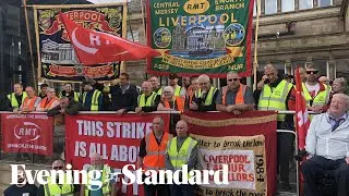 Travel chaos as thousands of rail workers strike over jobs pay and conditions