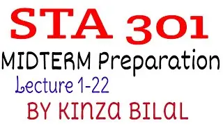 STA301 Midterm Preparation with past papers | Kinza Bilal