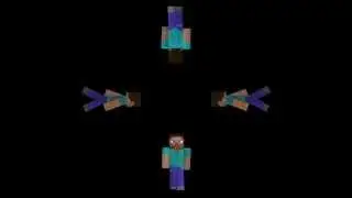 Minecraft 360° Hologram Video (Screen Down)