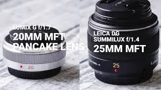 COMPARISON! PANASONIC LUMIX G 20MM F/1.7 VS LEICA 25MM F/1.4 LENS MICRO FOUR THIRDS | ALBERT ART