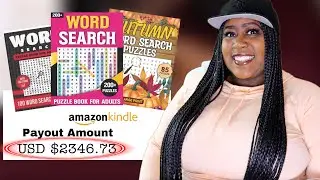 Make 1000s A Month Selling Word Search Books Online (Step by Step Tutorial)