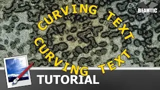 Curved (eye shaped) text in Paint.NET