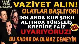 VAZİYET ALIN! OLAYLAR BAŞLIYOR! DOLARDA KUR ŞOKU ALTINDA YÜKSELİŞ UYARISI! BU KADAR DA OLMAZ DEMEYİN