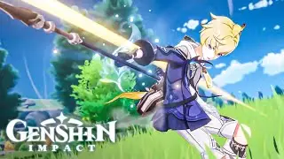 MIKA OFFICIAL DEMO Gameplay Genshin Impact 3.5