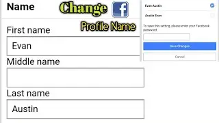 How to Change Facebook Profile Name Easily | Change Facebook ID Name