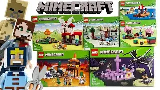 MAKING ALL LEGO Minecraft 2024 Summer Sets COMPILATION/COLLECTION