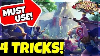 USE THESE TRICKS NOW! Rise Of Kingdoms Tips & Tricks! [Part IV!]